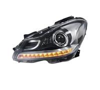 ECAHDVEIR Ensemble de phares compatibles avec les projecteur MercedesBen W204 Classe C C180 C250 C350 C63 AMG LED Signal DRL 2011-2012-2013-2014(Xenon original,Homochromy)