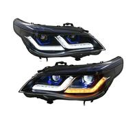 ECAHDVEIR Ensembles de phares compatibles avec les M/W 5ème génération série 5 E60 E61 2004-2005-2006-2007-2011 clignotant séquentiel(Xenon,2007-2011,No AFS)