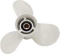 ECAHDVEIR Hélice de Bateau 11 1/4 × 14-G Compatible avec Le Hors-Bord Yama T25 30hp 40hp 50hp 55hp 60hp 663-45958-01-EL, 13 Dents cannelées