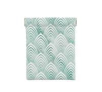 Écailles Aqua Menthe Blanc Géométrie Marbre, Sac de Rangement pour Femmes, Portefeuille supérieur à Presser, Petit Porte-Monnaie, Pochette de Changement