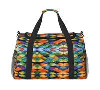 Écailles de poisson arc-en-ciel. C'est un sac de voyage à main avec une grande capacité et multifonctionnel, un incontournable pour les voyages en plein air