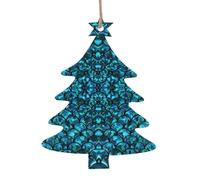 Écailles de poisson. Décorations de Noël en bois avec pendentif pour sapin de Noël, anges, cloches