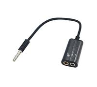 Écailles de prise audio, éclats audio pour casque | Échec de casque pour PC 3,5 mm, câble répartiteur de poids léger, adaptateur casque, éclats de microphone pour PC, ordinateur portable, tablette et
