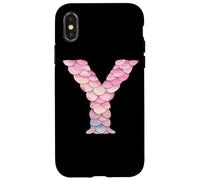 Ecailles de sirène - Lettre Y - Pastel Coque pour iPhone X/XS
