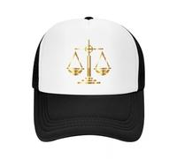 Écailles Personnalisées Or De Justice Loi Logo Casquette De Baseball Hommes Femmes Réglable Avocat Légal Partie Camionneur Chapeau Streetwear Snapback Chapeaux
