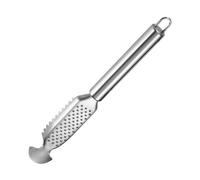 Écailleur de poisson, outil de retrait d'écailles de poisson en acier inoxydable avec design de râpe à gingembre, outil de cuisine de nettoyage des poissons et fruits de mer, passe au lave-vaisselle