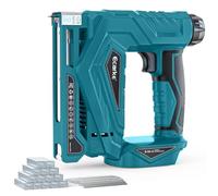 Ecarke Agrafeuse Electrique Sans Fil Compatible avec Batteries Makita 18V | 2-en-1 & avec 2000 agrafes & agrafeuse de menuiserie compatible avec les agrafes T50 & pour bricolage et bois(Sans Batterie)
