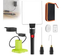 Ecarke Outil de coupe de mousse 3 en 1 avec fil chaud et coupe-mousse en | Adaptateur mural double alimentation AC/DC inclus, compatible avec batterie Ryobi 18 V avec ports de sortie USB pour