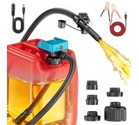 Ecarke Pompe Electrique Carburant 5GPM avec Arrêt Automatique et Alerte Sonore, Compatible avec Batteries M-akita 18V, Tuyau 1,3m, Pompe a Carburant Adaptée Aux Machines D'extérieur(Outils Uniquement)
