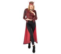 Écarlate Sorcière Femmes Déguisement Superhéros Costume Cosplay Halloween