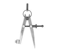 Écarteur à ressort à jambes plates, séparateur à ressort en acier au carbone, outil de traçage de 150 mm pour le travail du bois et le dessin géométrique, avec pointe trempée pour