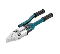 Écarteur de bride hydraulique 8T - Séparateur de bride hydraulique - Largeur d'écartement max. 30 mm, épaisseur de pointe 10 mm - Pour l'entretien des tuyauteries et des brides de remplacement (bleu)