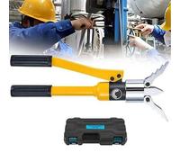 Écarteur de bride hydraulique, outil d'extension de pompe hydraulique 8T 12T pour la réparation de tuyaux, la construction, la sécurité incendie, séparateur portable, extenseur(Yellow,30)