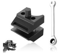 Écarteur de jambe de suspension, outil d'amortisseur de voiture, écarteur de jambe de suspension, outil d'écartement, outil d'écartement de fusée d'essieu pour VW, outil d'écartement, avec 1 clé à vis