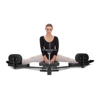 Écarteur de jambe professionnel avec manivelle, dossier, rembourrage, presse à jambes, appareil de fitness pour yoga, fitness et ballet, angle d'étirement jusqu'à 180 °
