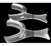 Écarteur de lèvres dentaire orthodontique Plastique transparent Intraoral Joue Bouche Ouvre-LèvreY Crochet de traction en queue de poisson