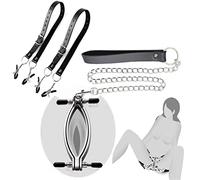 Écarteur de lèvres en acier inoxydable Pinces pour mamelons Extra fort Ensemble BDSM Dilatateur Sextoy Pinces pour mamelons et lèvres vaginales OnundOn Clip vaginal Clip pour mamelons pour femmes
