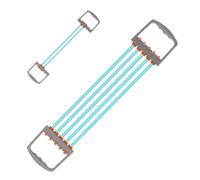 Écarteur de poitrine - 5 bandes de résistance à ressort, appareil d'entraînement pour bras élastique | Porte-fitness réglable avec poignée ergonomique, équipement de musculation pour les exercices du
