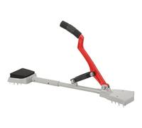 Écarteur de tapis avec poignée télescopique et base rembourrée, outil de pose avec poignée en caoutchouc souple, essentiel pour les projets de revêtement de sol