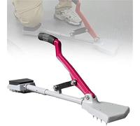 Écarteur de tapis sans genou avec poignée en caoutchouc souple et pinces pour projets de bricolage de sol