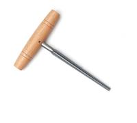 Écarteur de trou de cheville de violon en acier avec poignée en bois confortable pour l'entretien des instruments