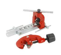 Écarteur de Tuyaux, Kit d'outils d'évasement for coupe-tubes, élargisseur de tubes, pièces d'expansion, alésoir for tubes en cuivre de 3 à 28 mm(Metric Set)