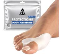Écarteur d'Orteil en Gel Silicone Hallux Valgus, 6 Protecteurs