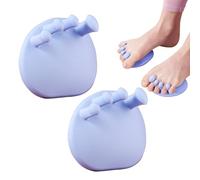 Écarteur d'Orteils pour Femmes & Hommes | Silicone Souple pour Soulager l'Inconfort de l'Hallux Valgus | Idéal pour la Correction Quotidienne des Oignons et Orteils qui se Chevauchent (1 Paire)