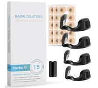 Ecarteur Nasal Anti Ronflement Efficace Puissant, Bande Nasale Magnétique Ajustement, Forte Tenue pour Le Sport & Meilleure Qualité de Sommeil, Meilleure Respiration En Cas de Nez Bouché (BLACK)