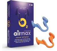 Ecarteur Nasal Pack D¿Essai Dilatateur Nasal Anti Ronflement Efficace 76% Plus D¿Air Pour Une Meilleure Respiration & Sommeil Ajustement Garanti (1x Petit & 1x Moyen)