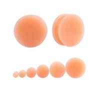 Ecarteur Oreille Tunnels 2PCS Skin Silicone Ear Plugs Tunnels (3-30mm) Tapers &Tunnels Hollow Gauges Expanders For Women Men Body Piercing Jewelry (Color : A, Size : 3MM)