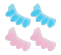 Ecarteur Orteil en Gel Souple, Hallux Valgus Orthese Corrective Réutilisable, Separateur Orteil Invisible, Compatible Hallux Valgus, Lot de 4 Orthese Hallux Valgus Homme Femme