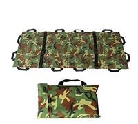 Ecarteur Souple Pliable avec 12 Poignées Oxford Etanche Secours Sauvetage Urgence Sauvetage pour la Nature Maison Scolaire Sport Ambulance avec Sac de Rangement
