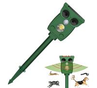 Écarteurs d'oiseaux pour l'extérieur - Prévention solaire en forme de chouette | Dispositifs à ultrasons pour éloigner les oiseaux - pour hirondelles, chats, chiens, chauve-souris, sangliers, pelouse