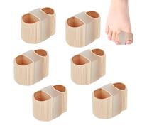 Écarteurs d'orteils Chiclify, pour hommes et femmes, soulagent l'inconfort et s'alignent parfaitement, matériau élastique qui épouse parfaitement le pied pour un usage quotidien (6Pièce)
