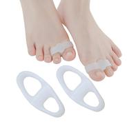 Écarteurs d'orteils - Redresseurs d'orteils en silicone pour orteils bouclés, lisseur doux pour gros orteils, séparateurs d'orteils orthopédiques confortables pour les orteils qui se chevauchent,