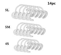 Ecarteurs/Rétracteurs de Bouche Dentaire， Ouvre la Bouche en C à Jouer "Speak Out/Mâche-Mots" Jeu pour Famille/Amis, Ecarteur Bouche de Protège-Dent Outil (5*l +5*m +4*s Size Blanc)