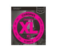 D'Addario - Cordes pour basse ECB81-5 Chromes Soft - 5 cordes 45-132 filet plat