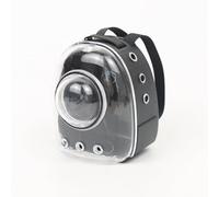 ECBLI Backpack for Labubu Accessories, Realistic Miniature Pet Space Carriers, Mini Backpack Keychain, Cute Doll Bags(Noir)
