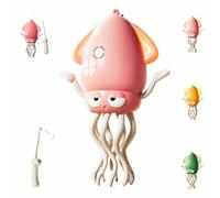 ECBLI Explorateur De Tentacules Intelligent, Pieuvre Merveilleuse Et Ondulante, Jouet Électrique Et Ludique en Forme De Calmar Dansant, Jouets À Capteur d'obstacles Automatique Rampant(Pink)