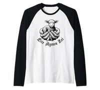 ECCE Agnus Dei Lamb Sanctus Traditionnel Latin Messe Catholique Manche Raglan