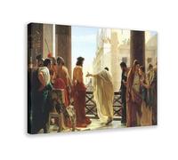Ecce Homo By Ciseri Antonio Art Décoration murale Affiche Famille Bar Restaurant Garage Café Cadre Cadeau 60 x 90 cm