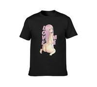 Ecchi Anime Girl Hentai Love Me Sexy Manga T-Shirt Black XXL