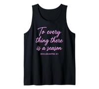 Ecclésiaste 3:1 to Every Thing There is A Season Scripture Débardeur