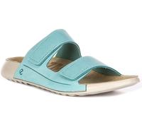 Ecco 2nd Cozmo W Double Sangle Cuir Nubuck Hommes Sandale Bleu Femmes UK 3 - 8