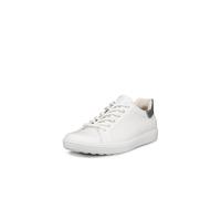 ECCO Baskets Soft 7 Easy Slip Lace Femme Blanc/Argenté Taille 39