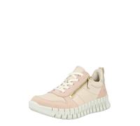 ECCO Baskets basses 'GRUUV' beige / nude / argent, Taille 39