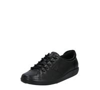 Ecco Baskets Soft 2.0 Tie femme – noir, semelle noire – Taille 38 EU