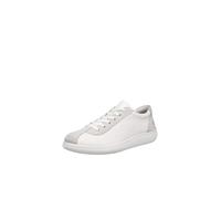 ECCO Baskets basses 'Soft Zero' greige / blanc, Taille 37