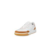 ECCO Baskets basses 'Street Court' marron châtaigne / blanc, Taille 36